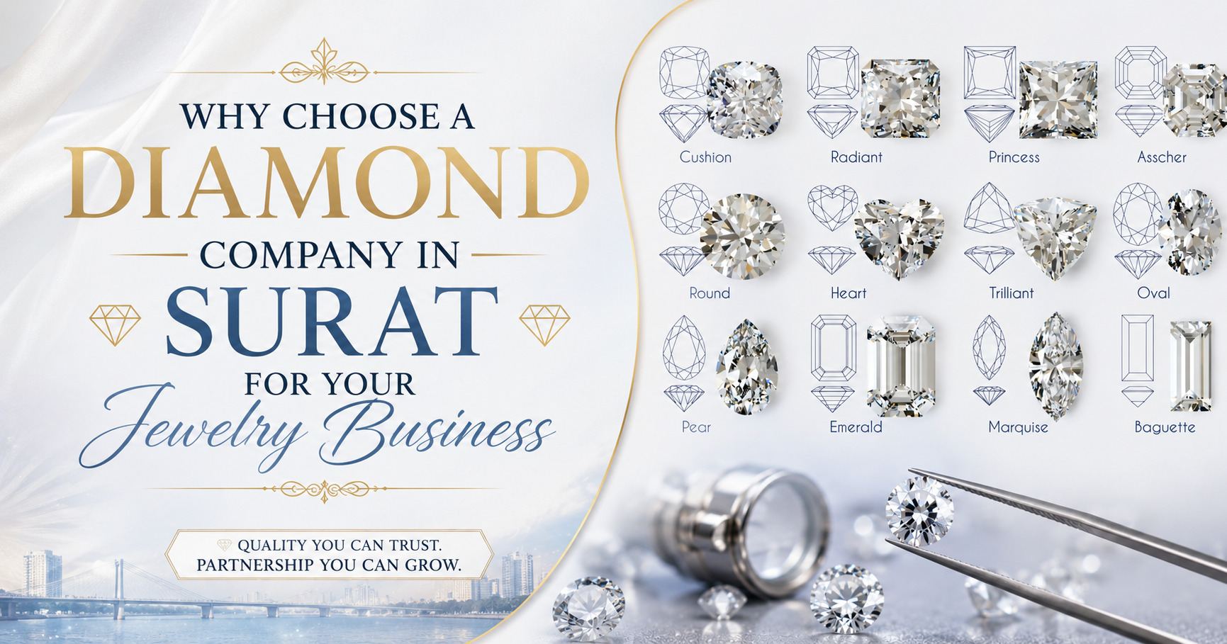 Why Choose a Diamond Company in Surat for Your Jewelry Business