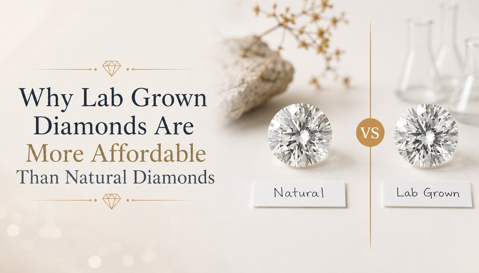 Why Lab Grown Diamonds Are More Affordable Than Natural Diamonds