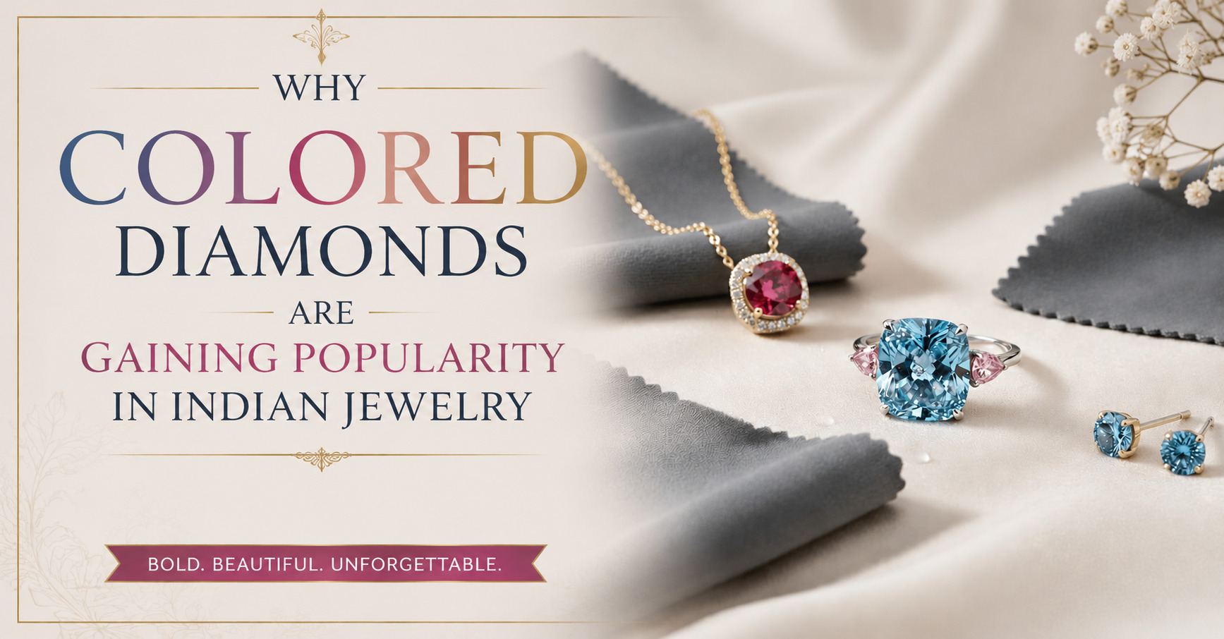 Why Colored Diamonds Are Gaining Popularity in Indian Jewelry