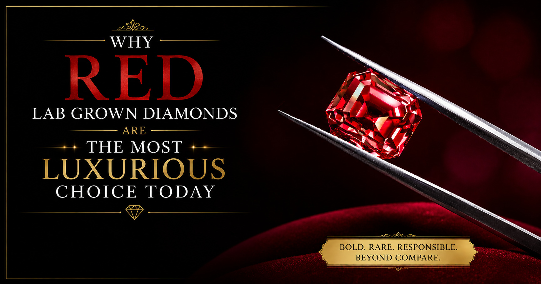 Why Red Lab Grown Diamonds Are the Most Luxurious Choice Today