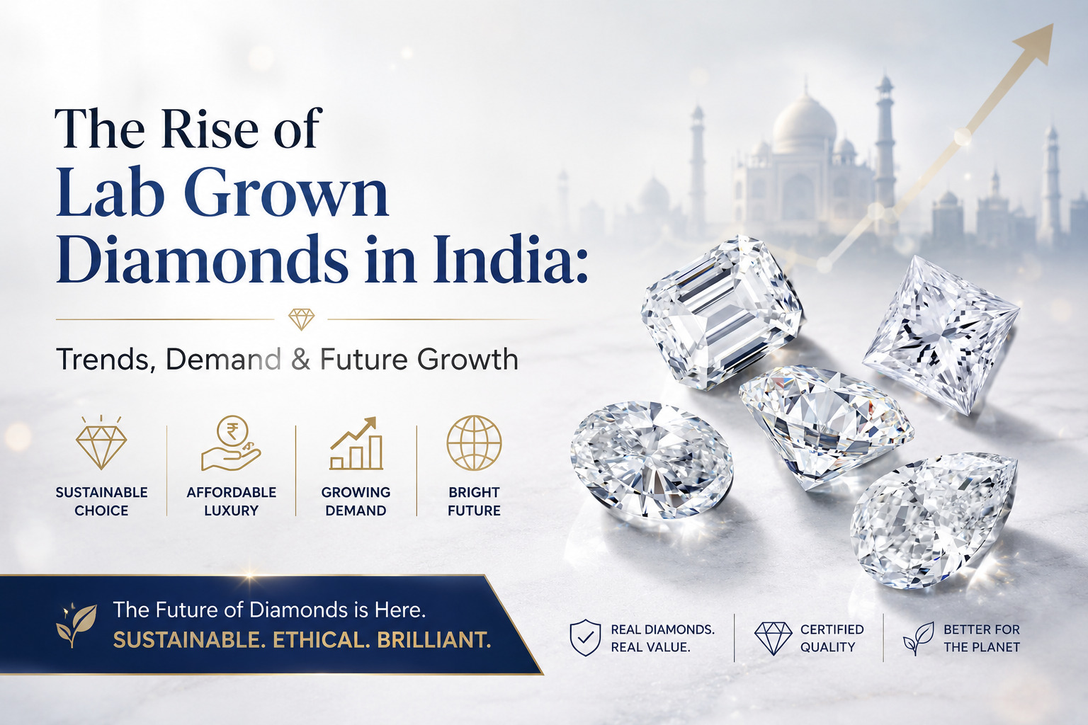 The Rise of Lab Grown Diamonds in India Trends, Demand & Future Growth