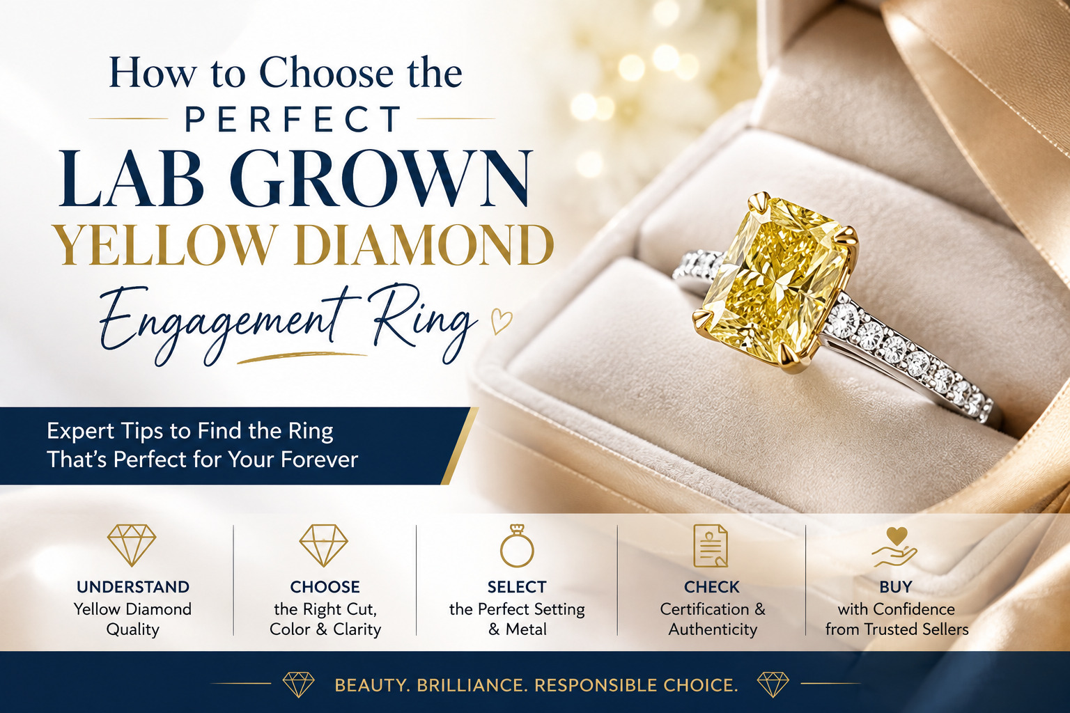How to Choose the Perfect Lab Grown Yellow Diamond Engagement Ring9